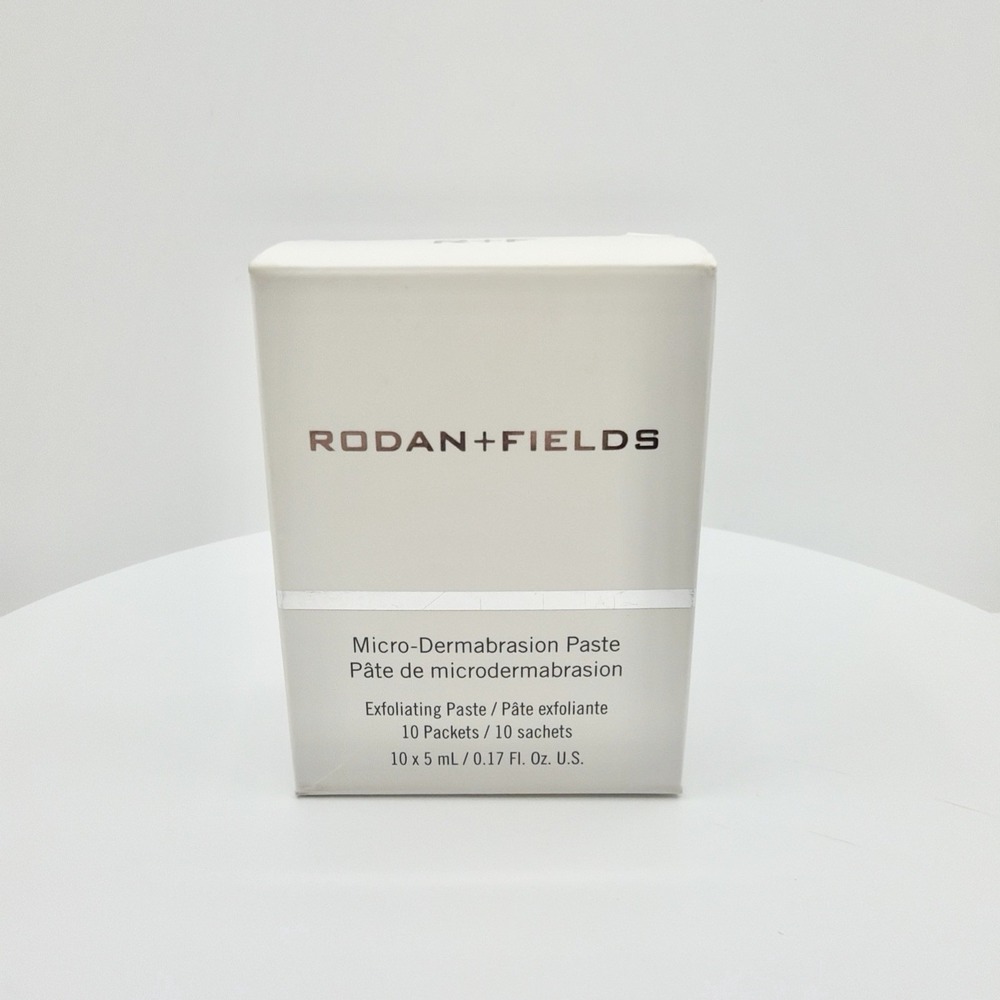 Rodan + Fields Micro-Dermabrasion Paste Facial Exfoliator 10 Packets New in Box
